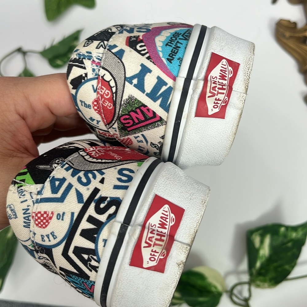 Vans Multicolor Graphic Slip-On Sneakers - Picture 6 of 7
